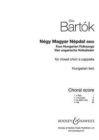 Four Hungarian Folksongs : Négy Magyar Népdal