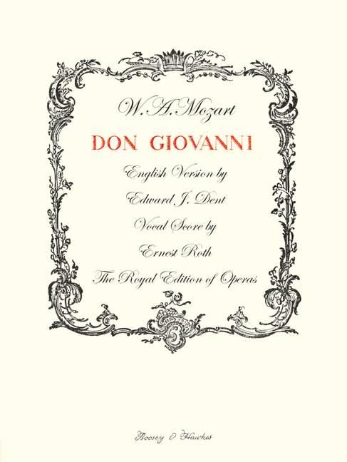 Don Giovanni - Vocal Opera Score : Opera in two Acts