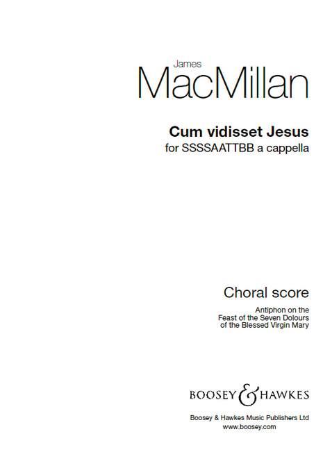 Cum Vidisset Jesus : When Jesus had seen his Mother