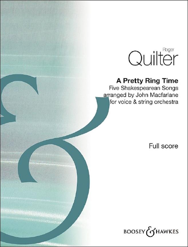 A Pretty Ring Time : Arrangement For Voice and String Orchestra