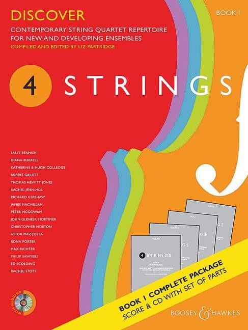 4 Strings - Discover Book 1 : Contemporary String Quartet Repertoire For New and Developing Ensembles