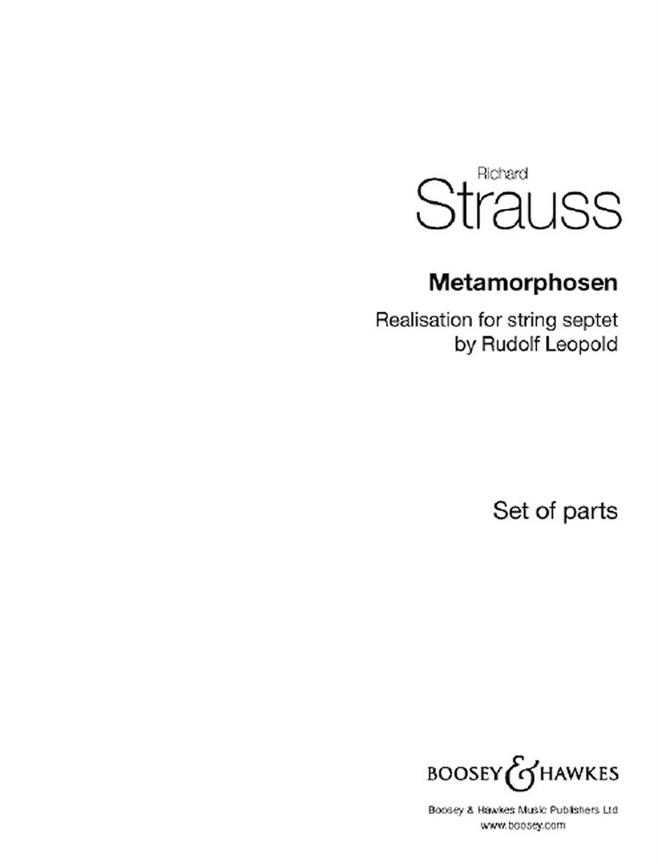 Metamorphosen : Realisation for string septet by Rudolf Leopold