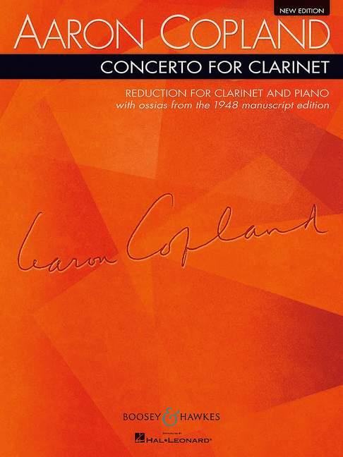 Clarinet Concerto (Clarinet And Piano) : Piano reduction with solo part