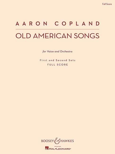 Old American Songs : First and Second Sets