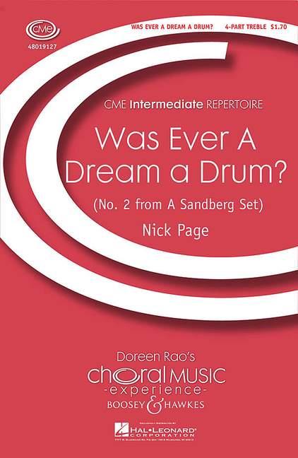 A Sandburg Set : No. 2 Was Ever A Dream a Drum?