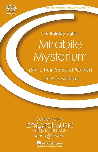 Mirabile Mysterium : No. 2 from Songs of Wonder