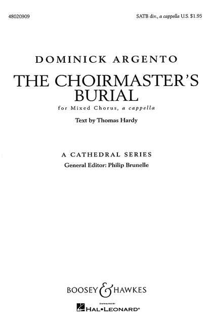 The Choirmaster's Burial : Brunelle Cathedral Series