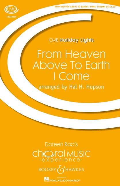 From Heaven Above To Earth I Come : from Christmas Oratorio