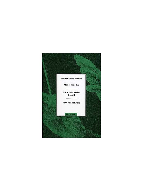 Master Melodies From The Classics Book 2 (Beer) Vln/Pf