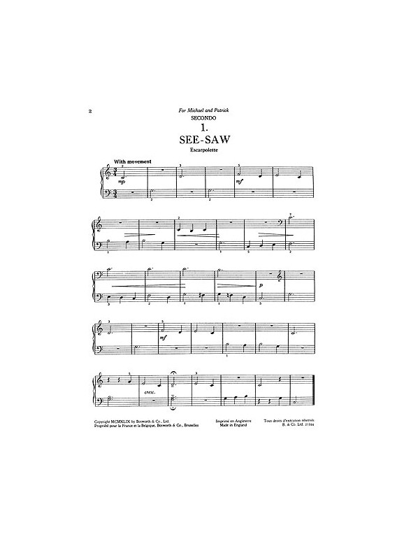Barbara Kirkby-Mason: Third Duet Album For Piano (Games For Two)