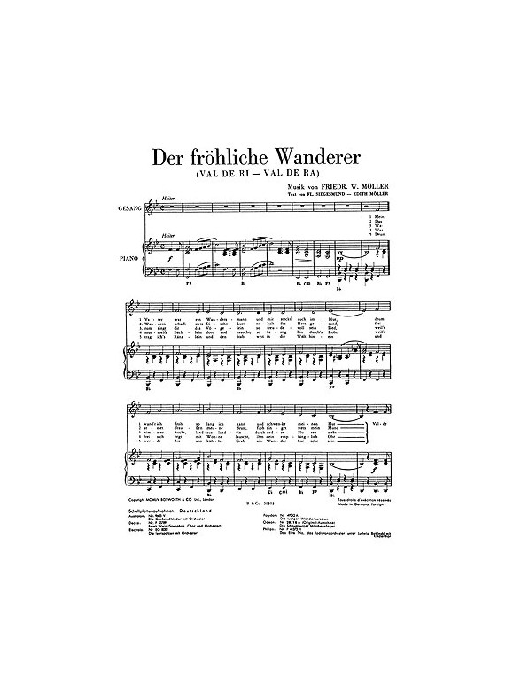 Friedrich Moller: Der Frohliche Wanderer