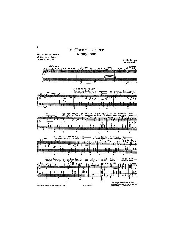 Richard Heuberger: Midnight Bells (Accordion)