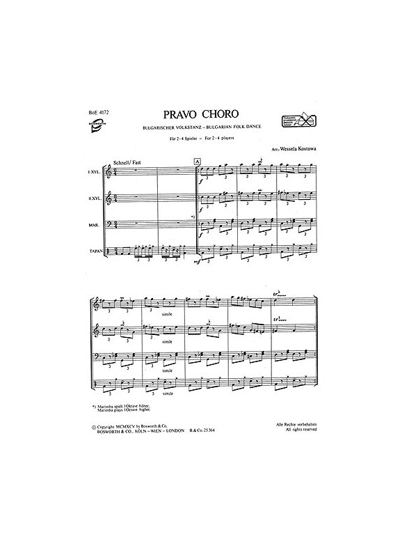 Pravo Choro Bulgarian Folk Dance Kostowa Perc