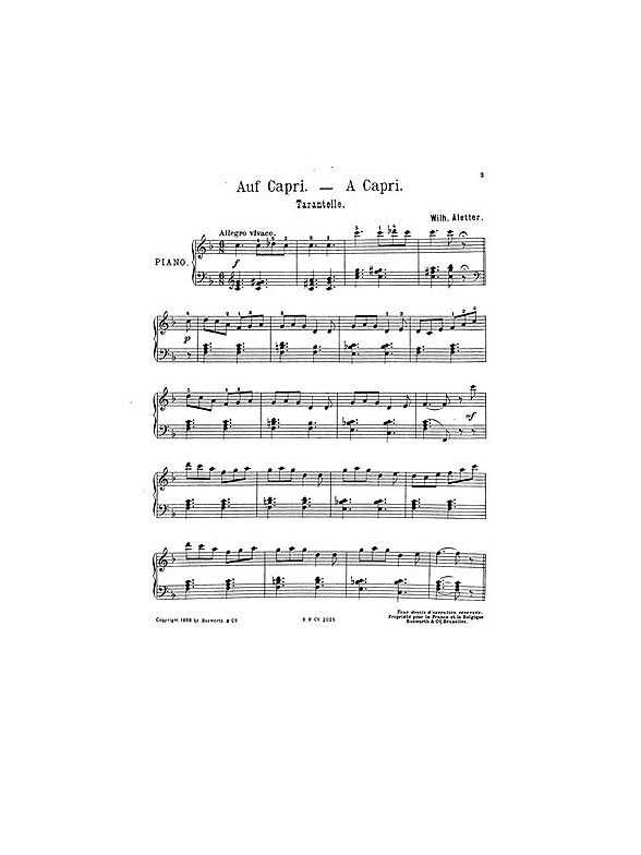 W. Aletter: Auf Capri