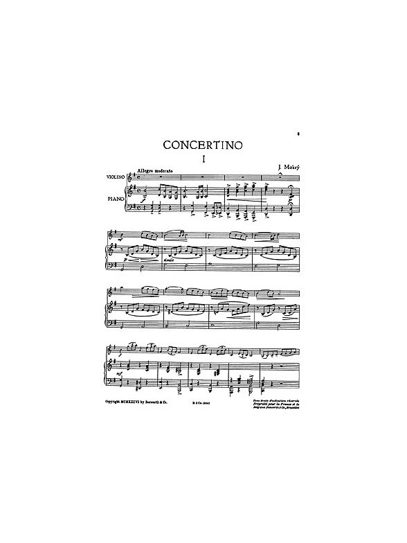 Jiri Mokry: Concertino In G (Cello/Piano)