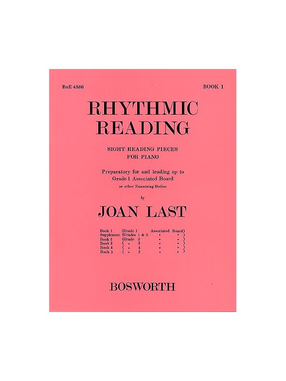 Joan Last: Rhythmic Reading (Sight Reading Pieces) Book 1 Grade 1