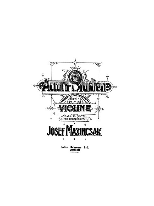 Maxincsak Chord Studies Vln
