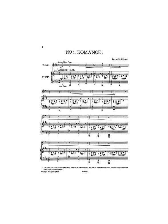 Gibson, G Album Of Six Pieces Vln/Pf