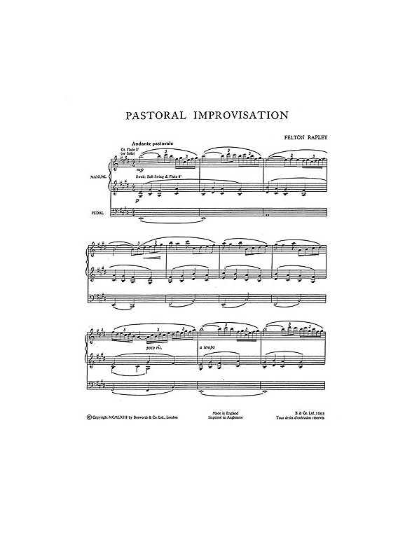 Felton Rapley: Postlude For A Joyful Occasion