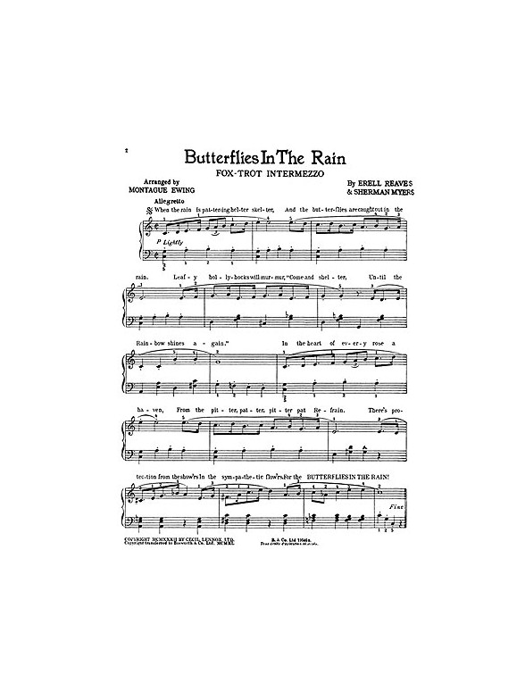 Sherman Myers: Butterflies In The Rain