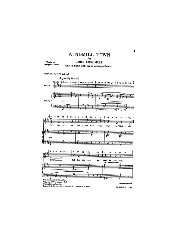 Longmire, J Windmill Town Unison