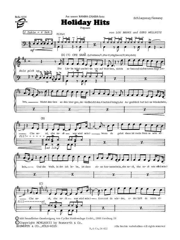 Zobel, G Griechische Melodienreise /Barks, L Holliday Hits Tocm Bnd