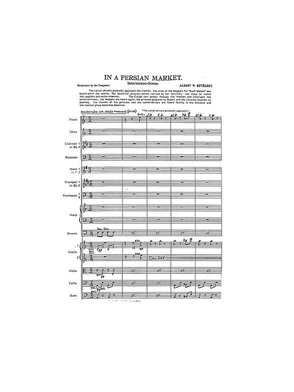 Albert Ketelbey: In A Persian Market (Score/Parts)