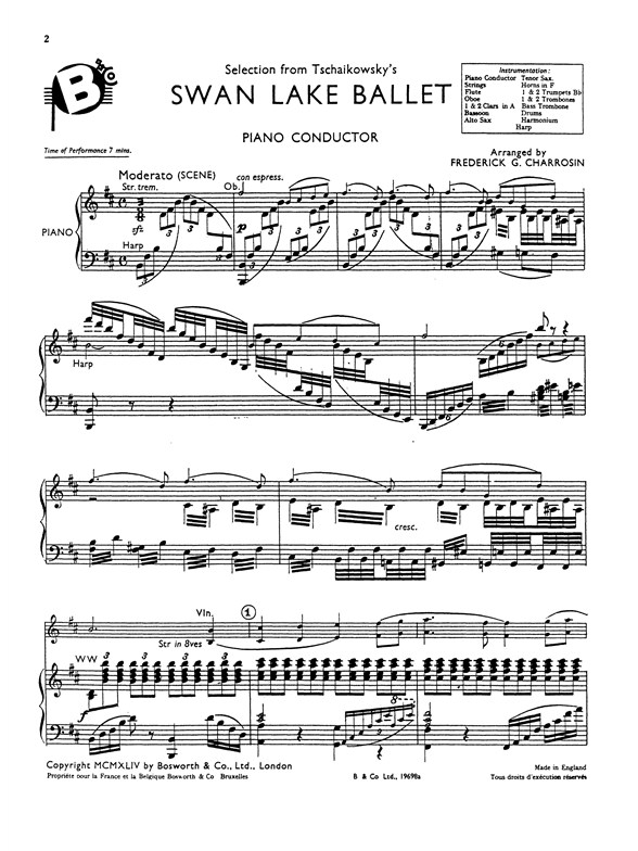Tchaikovsky: Swan Lake Ballet Selection