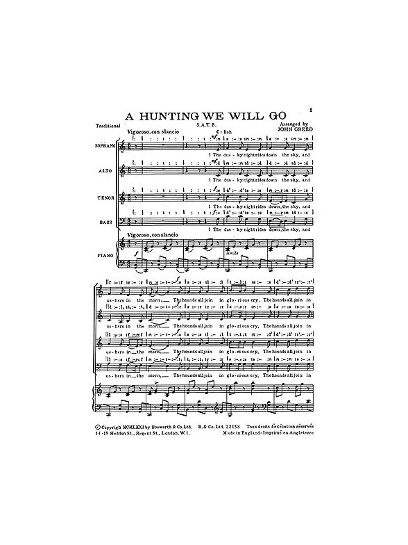 J. Creed: A-hunting We Will Go