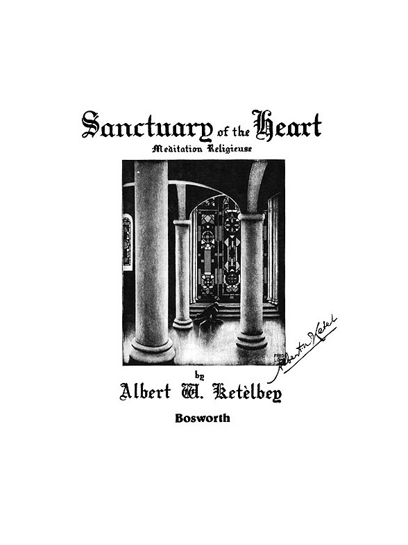 Albert Ketelbey: Sanctuary Of The Heart (Piano)
