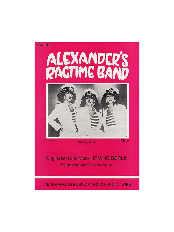 Alexander's Ragtime Band (=boe3849)