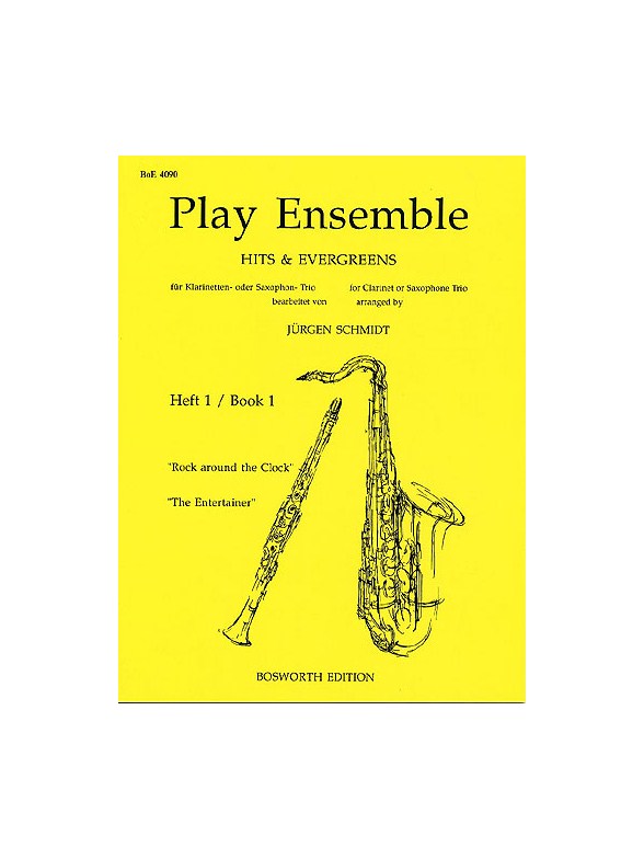 Play Ensemble Bk 1 For Cla Or Sax Trio