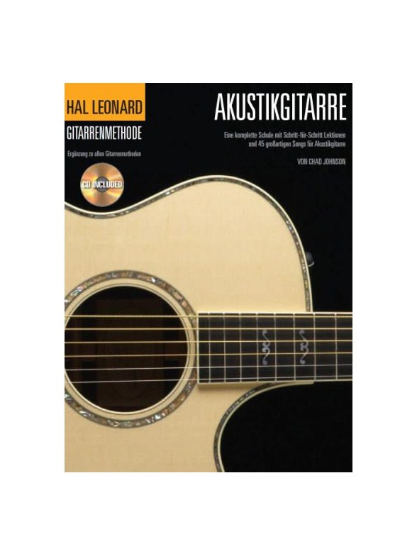 Hal Leonard Gitarrenmethode Für Akustikgitarre (Book/CD)