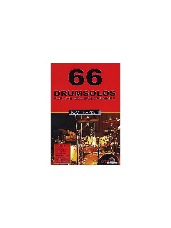 Tom Hapke: 66 Drumsolos For The Modern Drummer