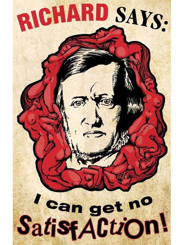 Richard Wagner Fridge Magnet