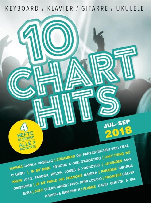 10 Charthits - Jul Bis Sep 2018