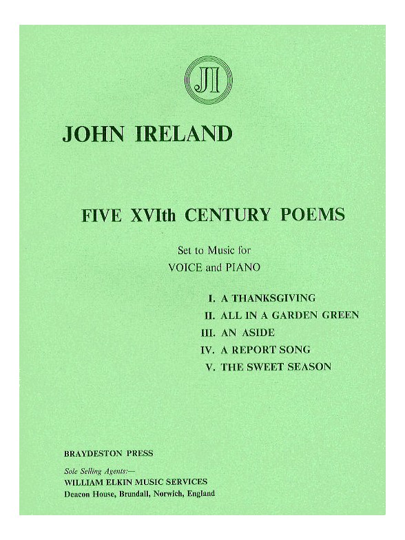 John Ireland: Five Sixteenth Century Poems