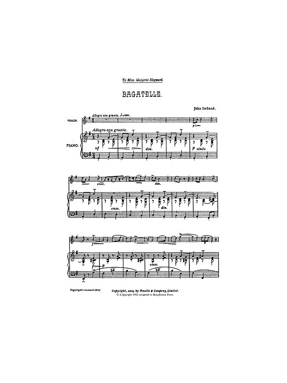 John Ireland: Bagatelle