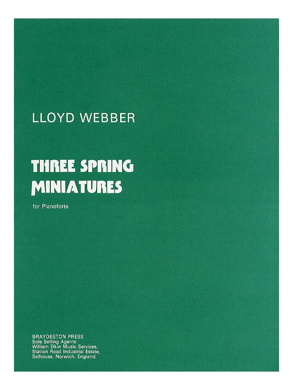 William Lloyd Webber: Three Spring Miniatures