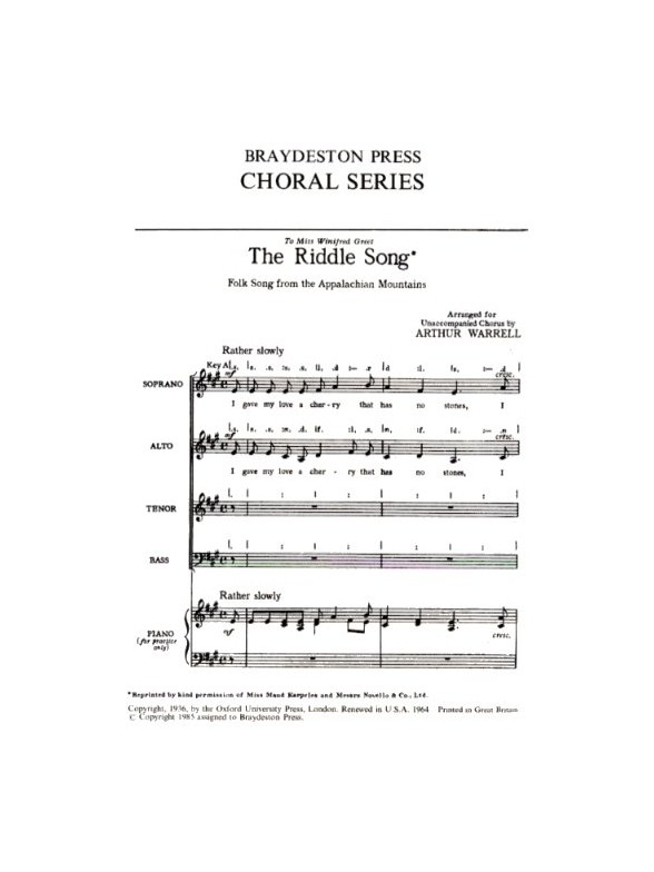 The Riddle Song