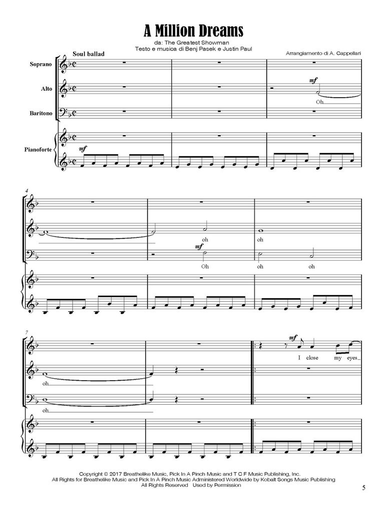 Antologia corale vol. 2 : per coro a tre voci (SAB) e pianoforte