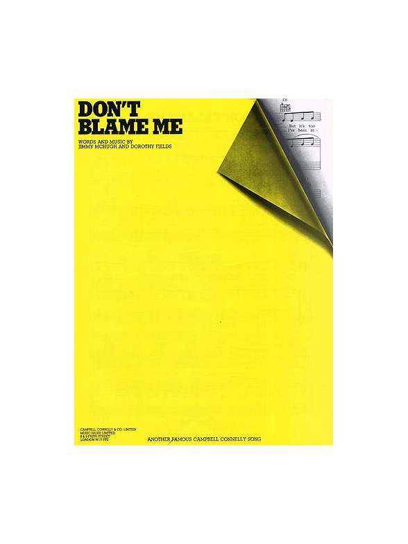Jimmy McHugh: Don't Blame Me (PVG)