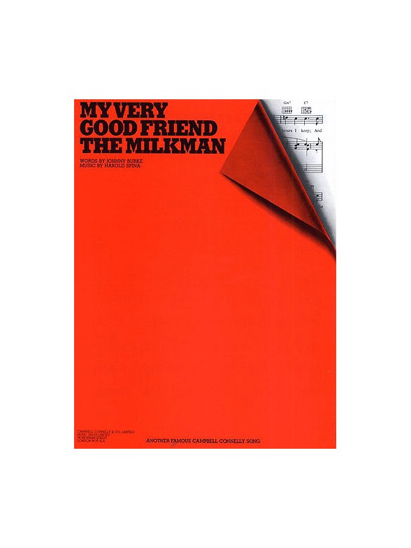 Harold Spina: My Very Good Friend The Milkman (PVG)