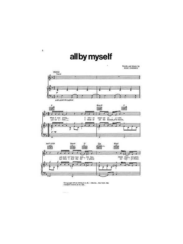 Eric Carmen: All By Myself (PV)
