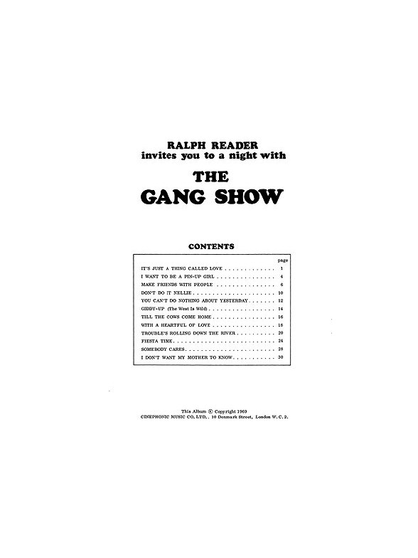 Ralph Reader: The Gang Show