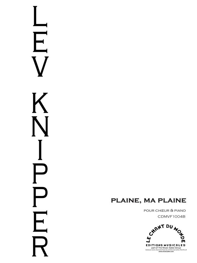 Lev Knipper: Plaine, ma plaine