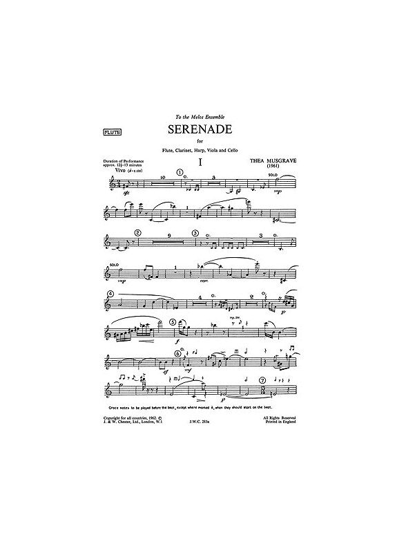 Musgrave, T Serenade Parts