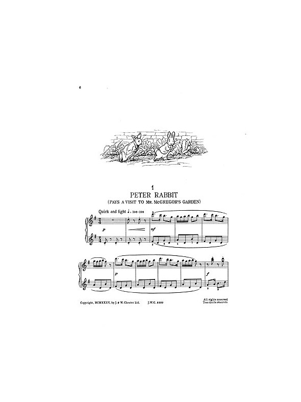 Christopher Le Fleming: The Peter Rabbit Music Book 1 (Piano Solo)
