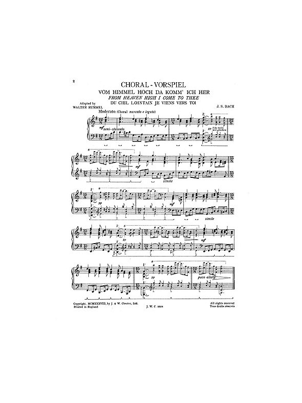 J.S.Bach: From Heaven High I Come To Thee