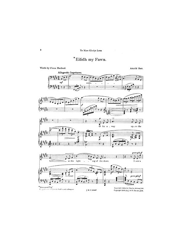 Arnold Bax: A Celtic Song Cycle